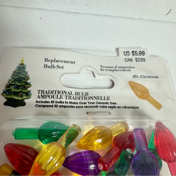 Mr. Christmas box of replacement plastic bulbs for ceramic tree and Ashland - Picture 3 of 9